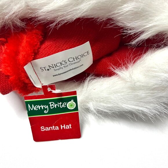 Christmas Santa Hat Red Long Tail Santa Hat - Picture 2 of 5